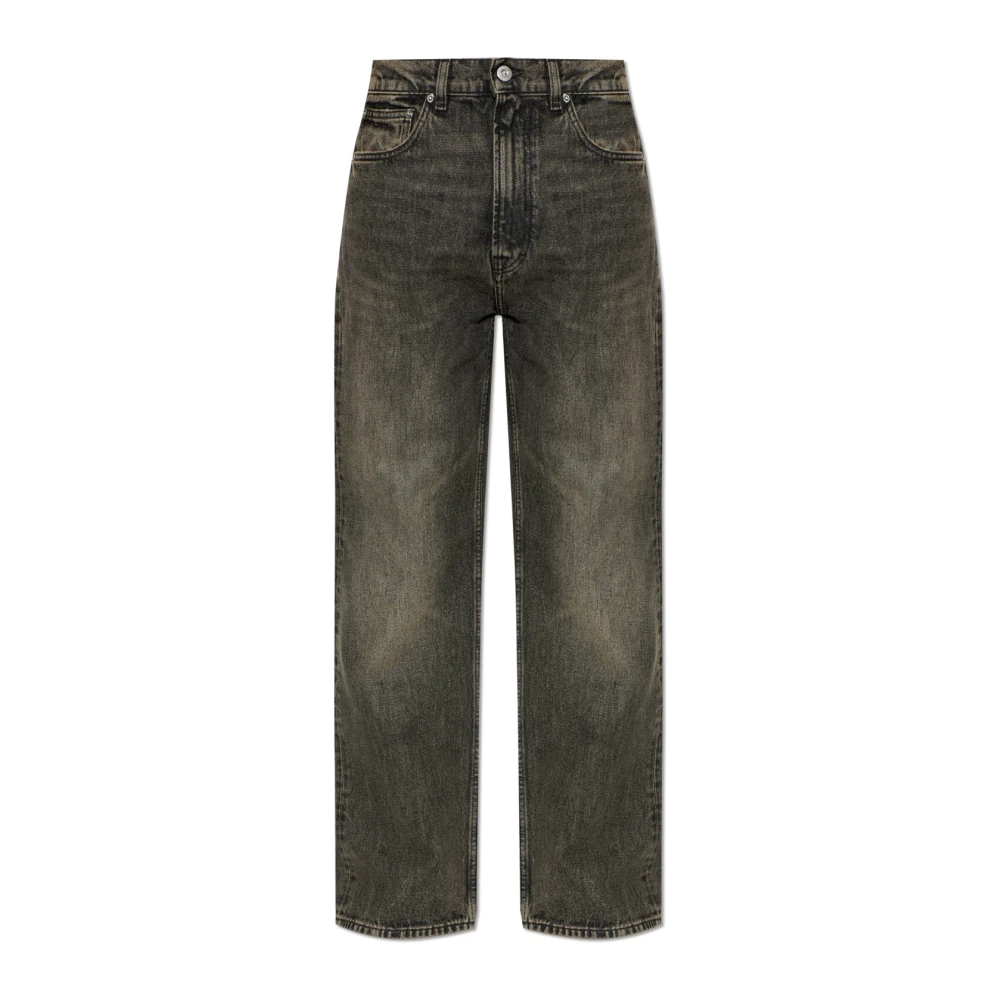 Our Legacy Men's Gray Straight Fit Jeans, W30, Third Cut Straight-Leg Jeans