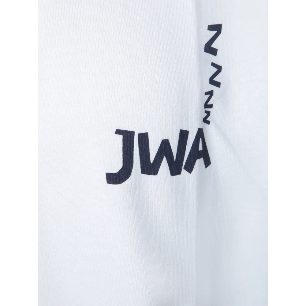 JW Anderson Stijlvol Logo Kortemouw T-shirt White Heren
