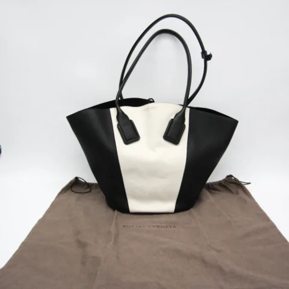 Bottega Veneta Vintage Pre-owned Leather totes Black Dames