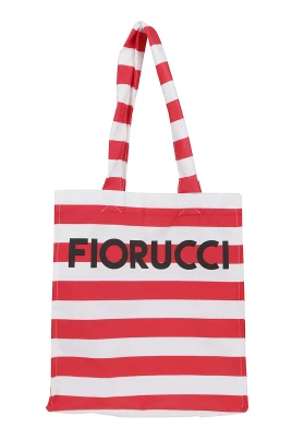 Logo Print Nylon Tote