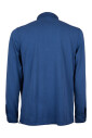 polo-en-coton-bleu