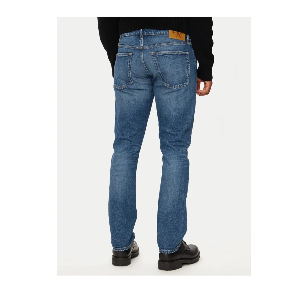 Calvin Klein Stretch slim jeans Blauw denim Blue Heren