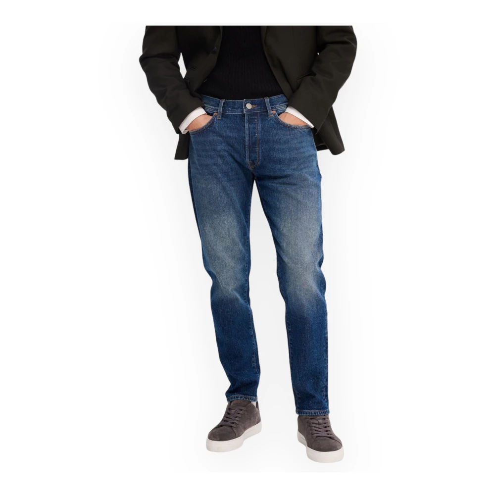Selected Homme Slim-Tape Jeans Blue Heren