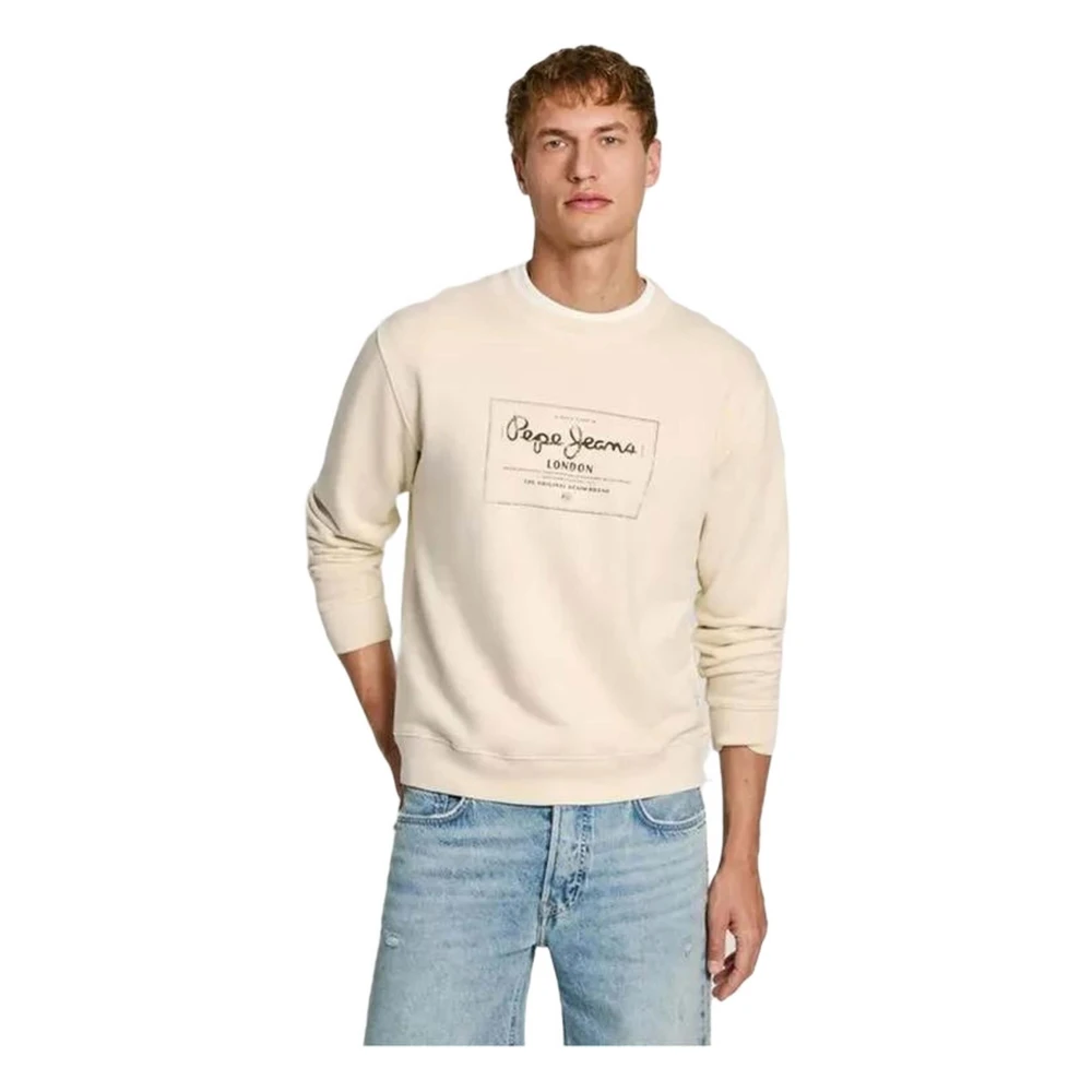 Pepe Jeans Simon Hoodie Beige Heren
