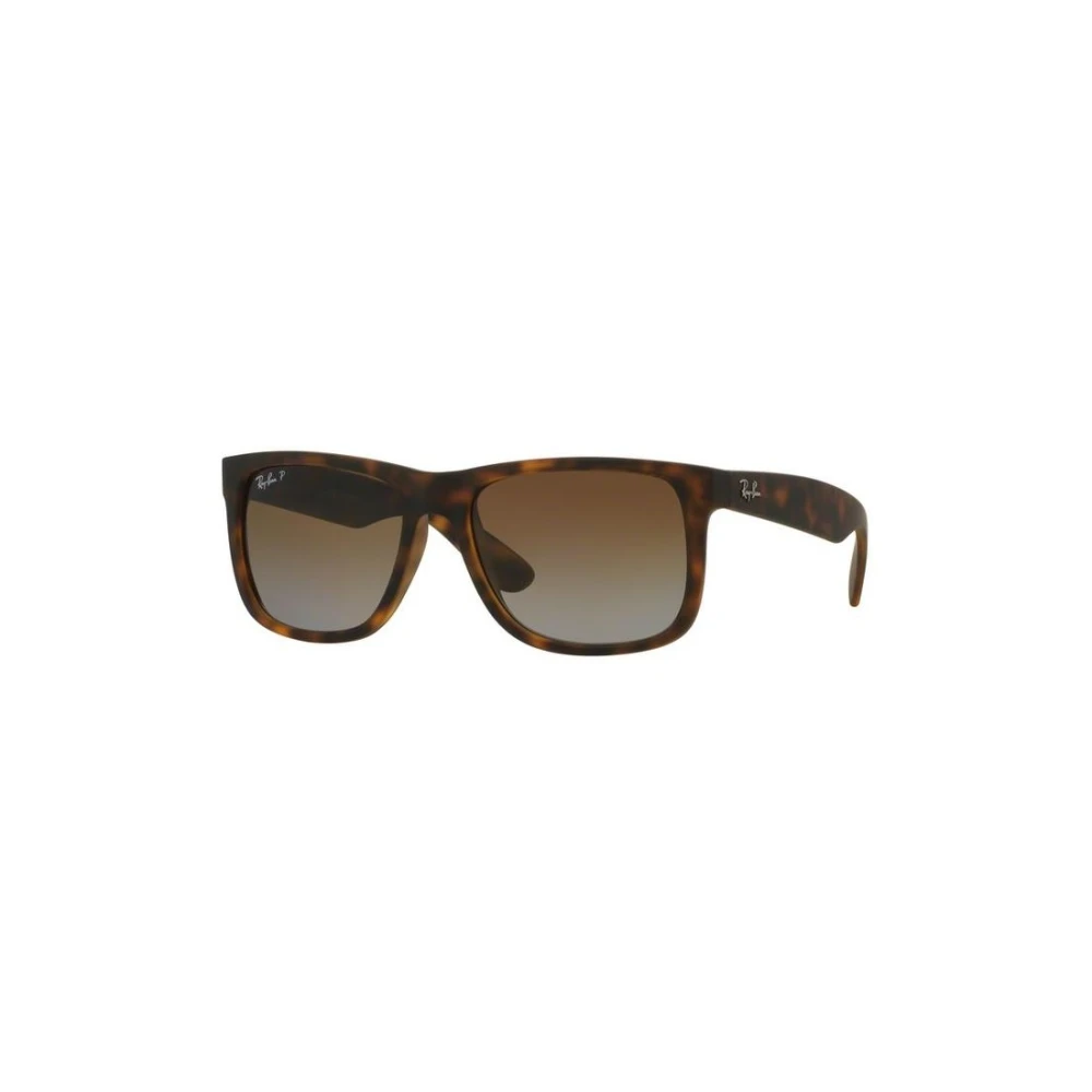 Ray-Ban Unisex Brown Sunglasses Rb4165 Justin 865/T5 Havana Rubber Polar Gradient - Image 8