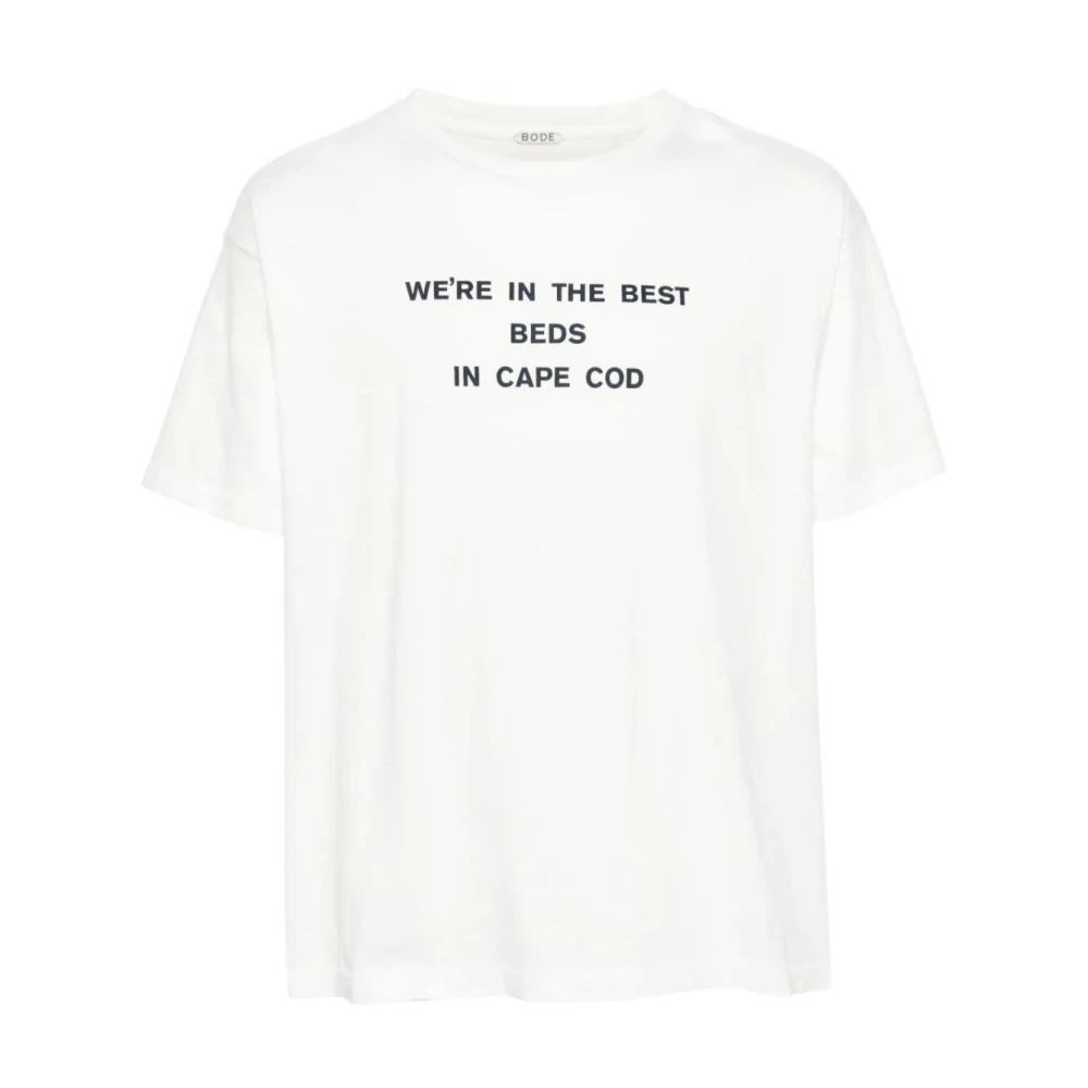 Bode Beste Bedden T-shirt voor Mannen White Heren