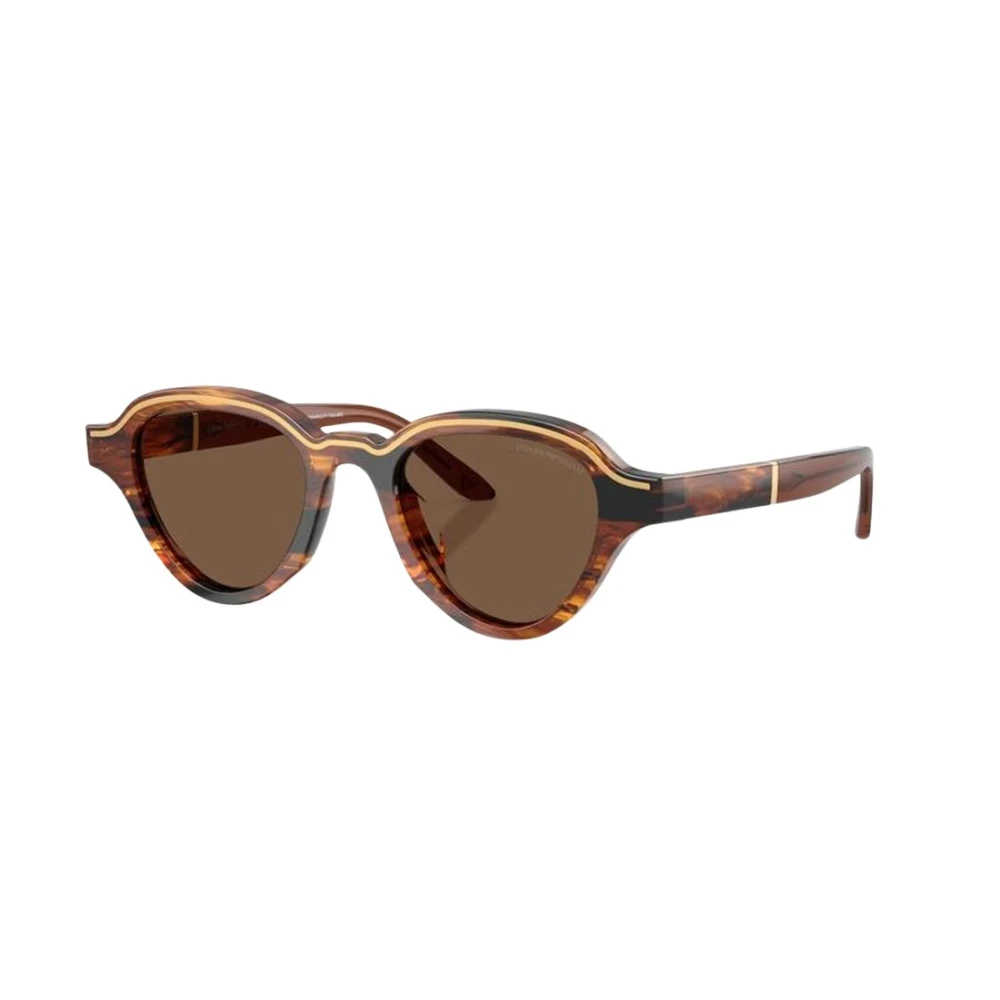 Emporio Armani Men's Brown Sunglasses, 47 Mm, Irregular Sunglasses