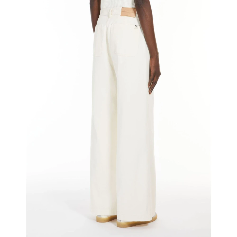 Max Mara Weekend Ecru Filter Broek Beige Dames