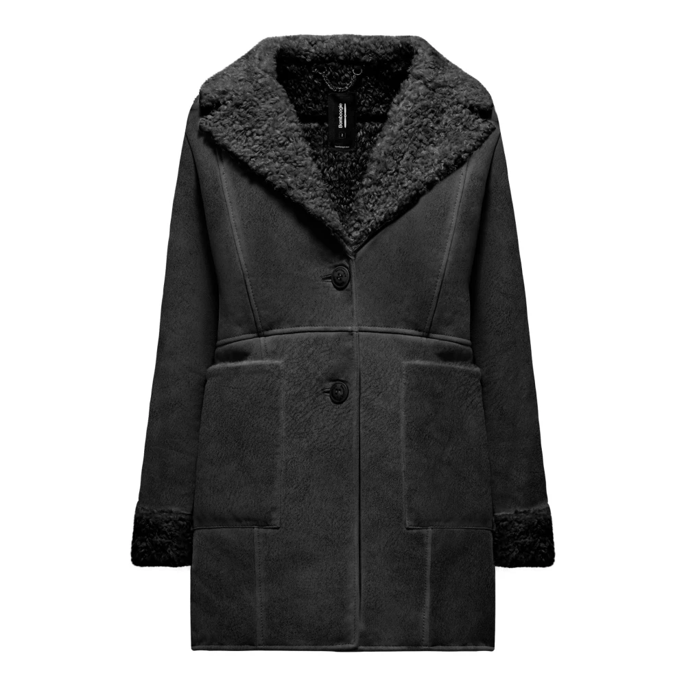 Coats > Single-Breasted Coats - - BomBoogie - Modalova