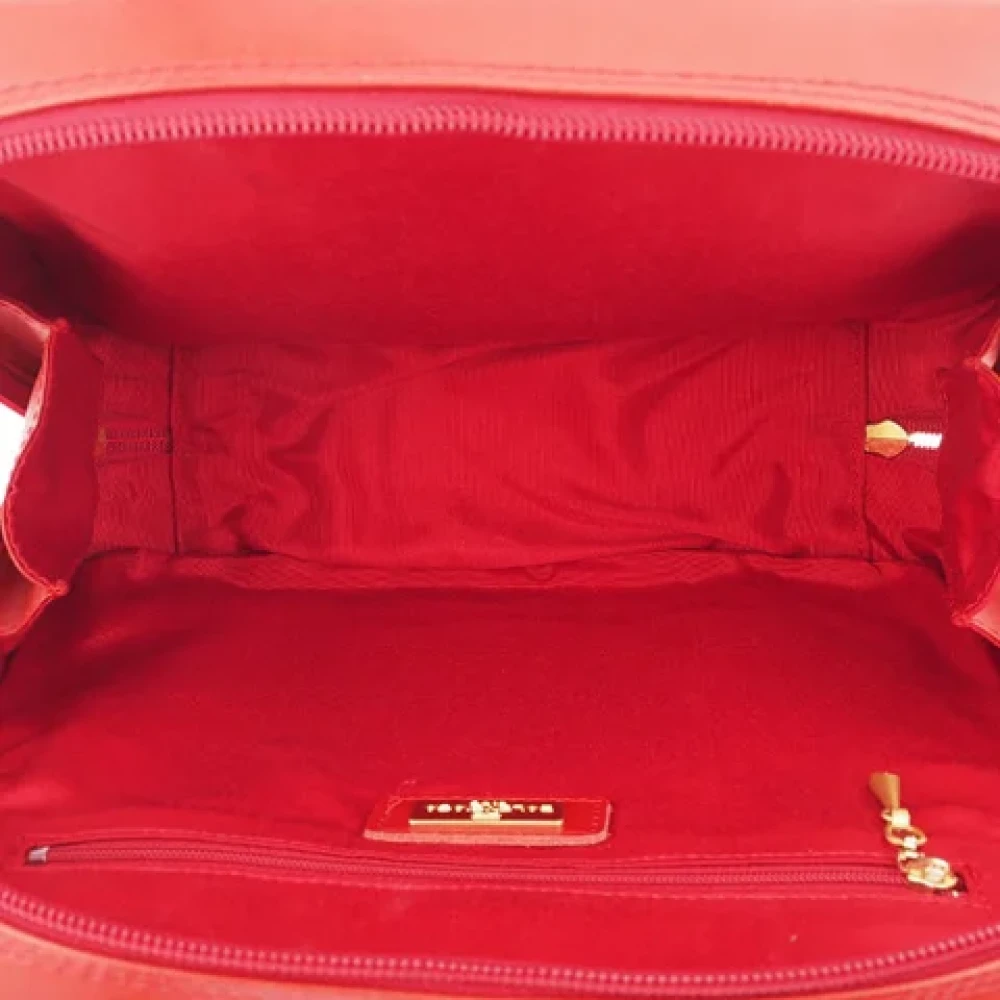 Balenciaga Vintage Pre-owned Leather balenciaga-bags Red Dames
