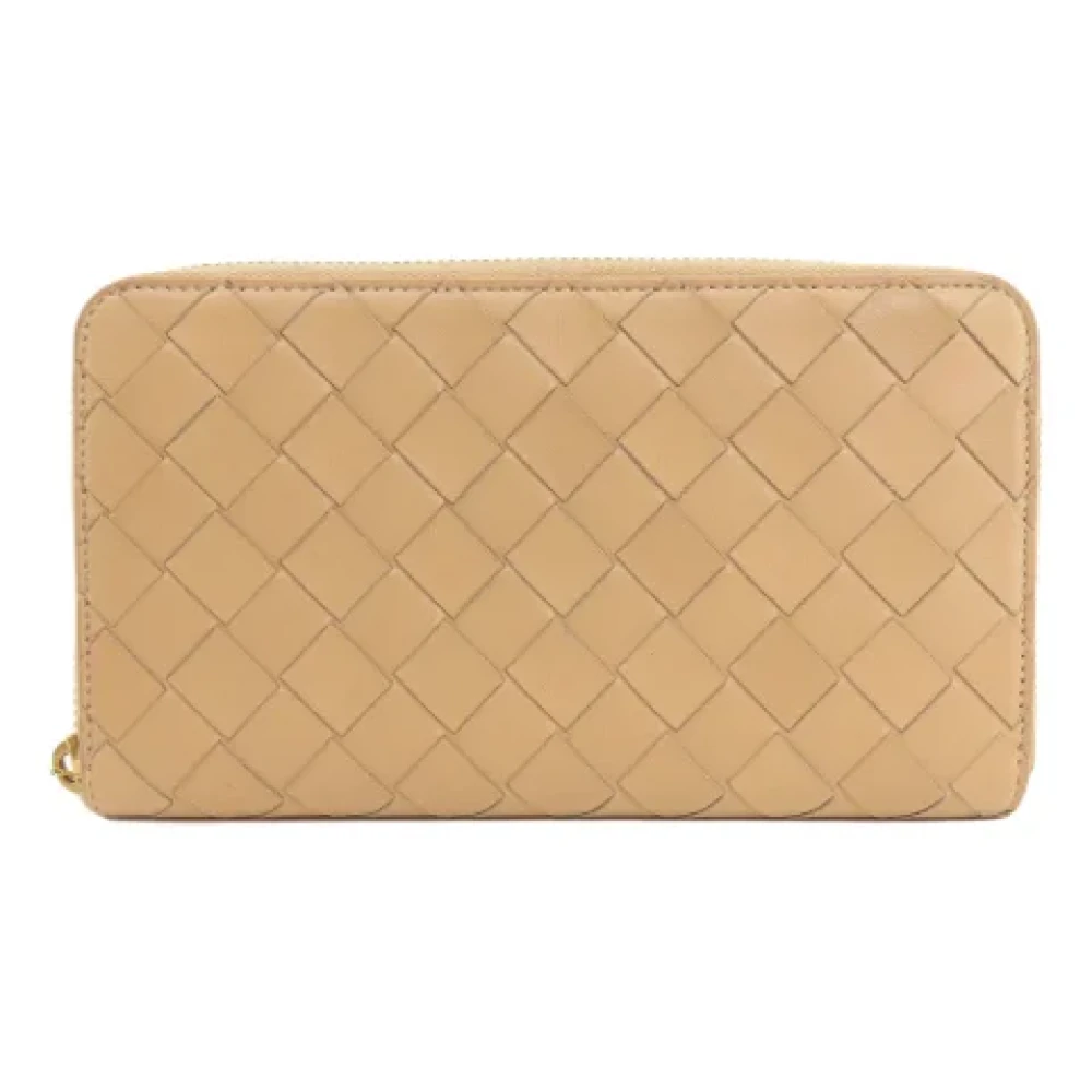 Bottega Veneta Vintage Pre-owned Leather wallets Brown Dames