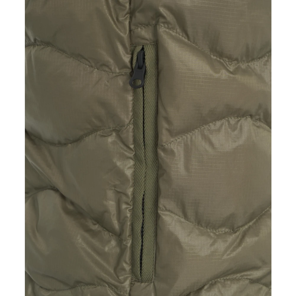 Blauer Gewatteerd Groen Vest met Hoge Kraag Green Heren