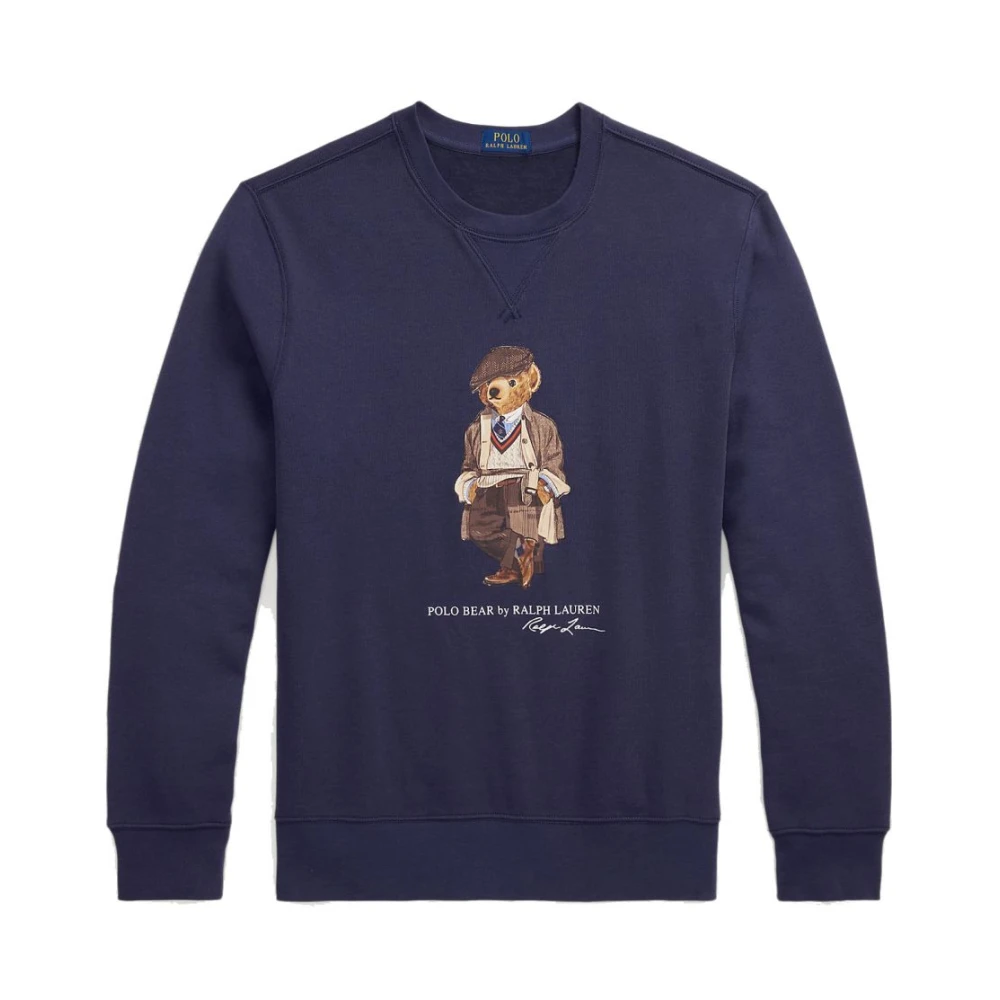 Polo Ralph Lauren Men's Blue Round-Neck Knitwear