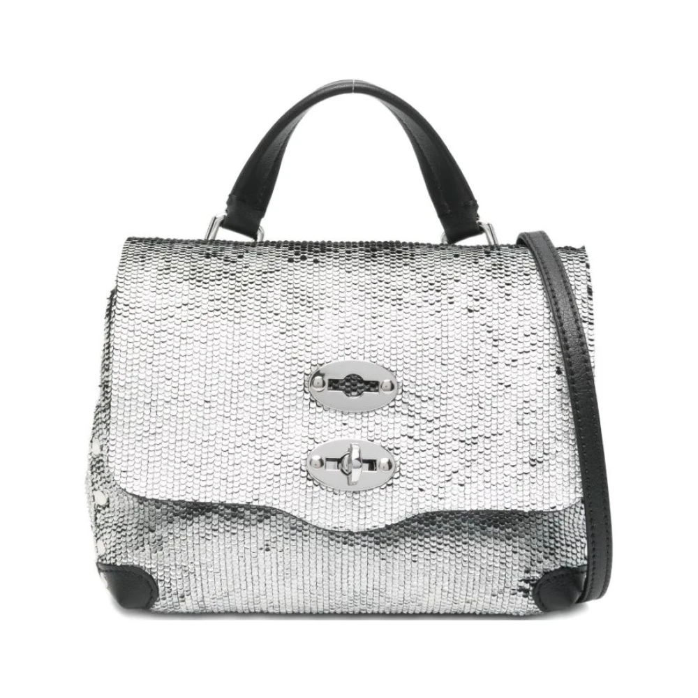 Zanellato , Handbags, Female, Gray, One Size, Postina Baby Bag - Image 6