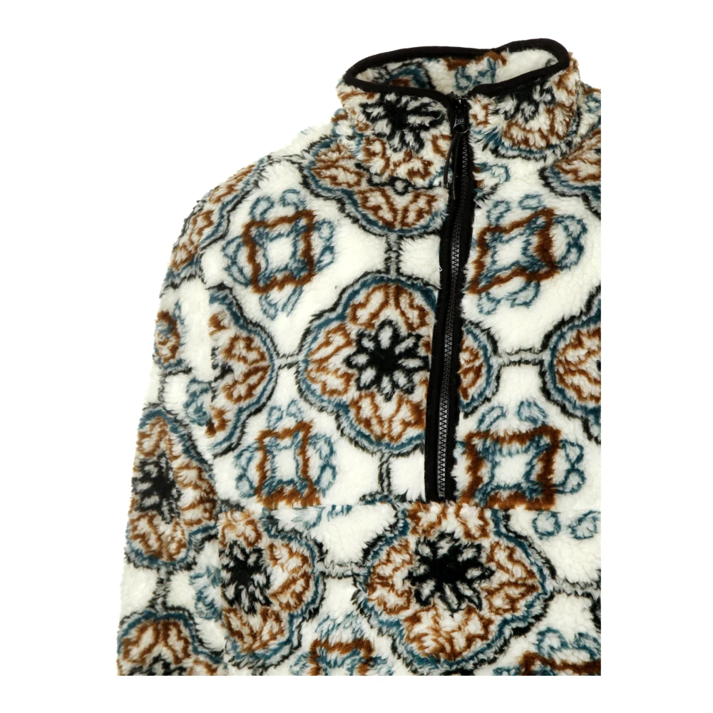 Wax London Gezellige fleecejack met opstaande kraag Multicolor Heren