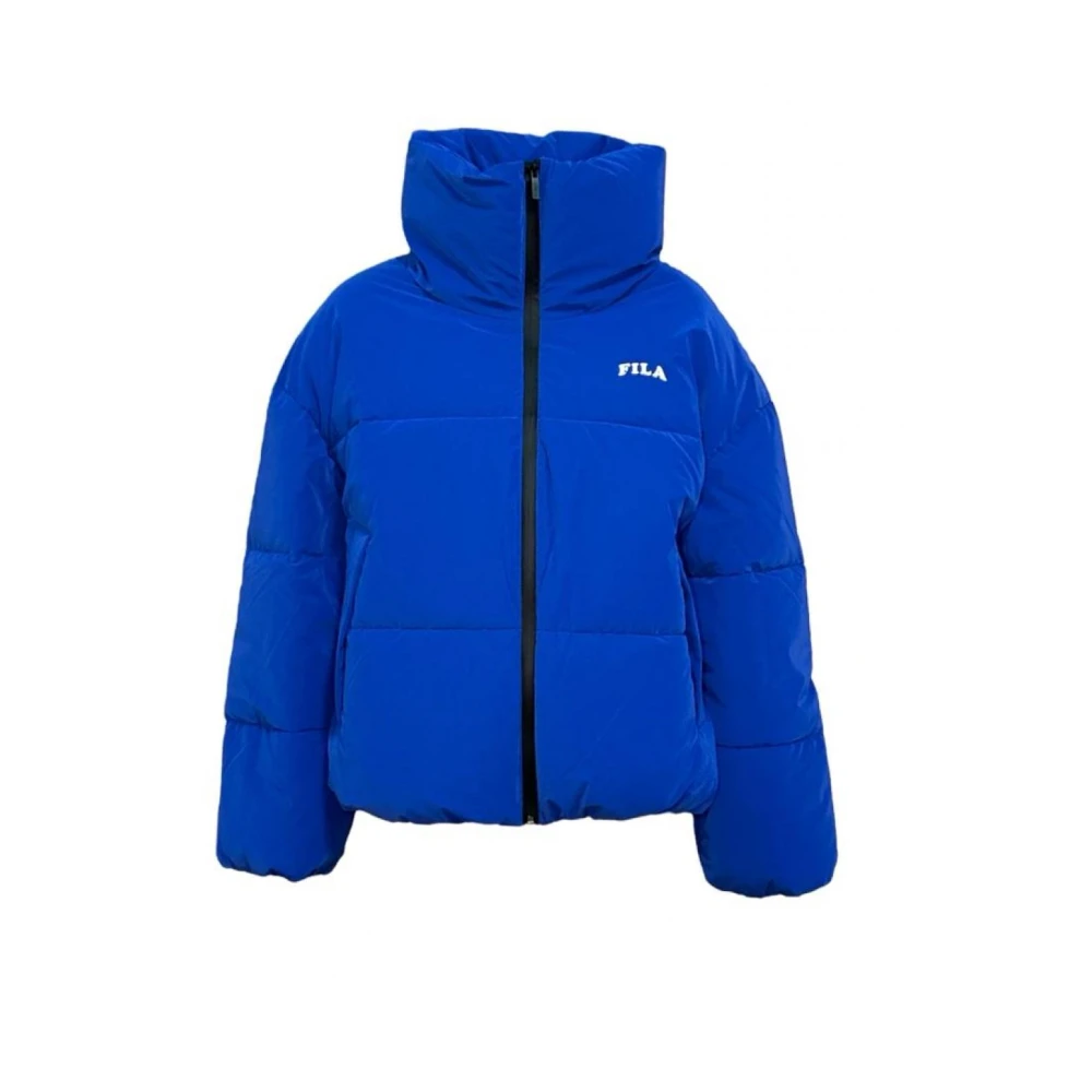 Fila Polyester gewatteerde jas Blauw Blue Dames