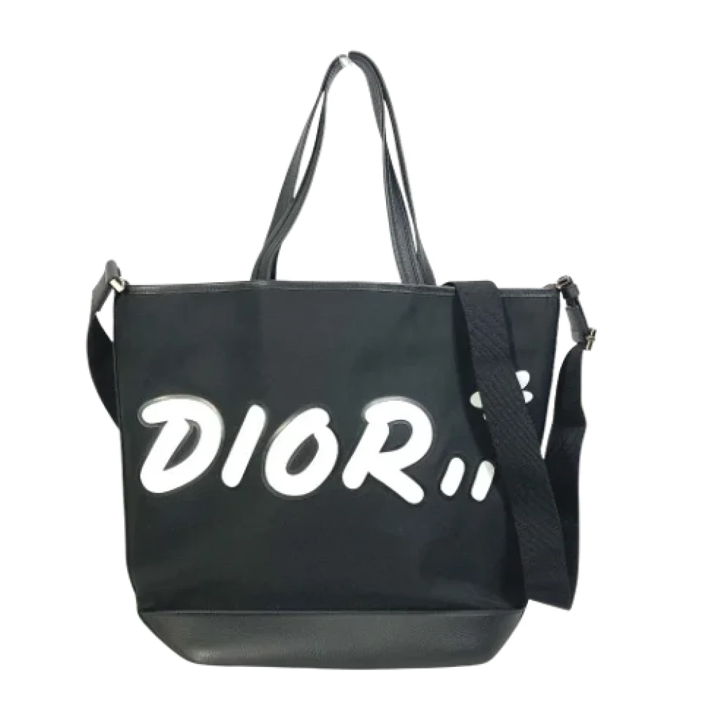Dior Vintage Pre-owned Fabric dior-bags Black Heren