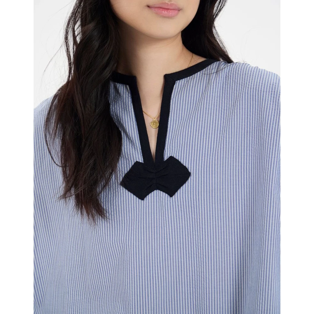 Ines De La Fressange Paris Blouses & Shirts Blue Dames