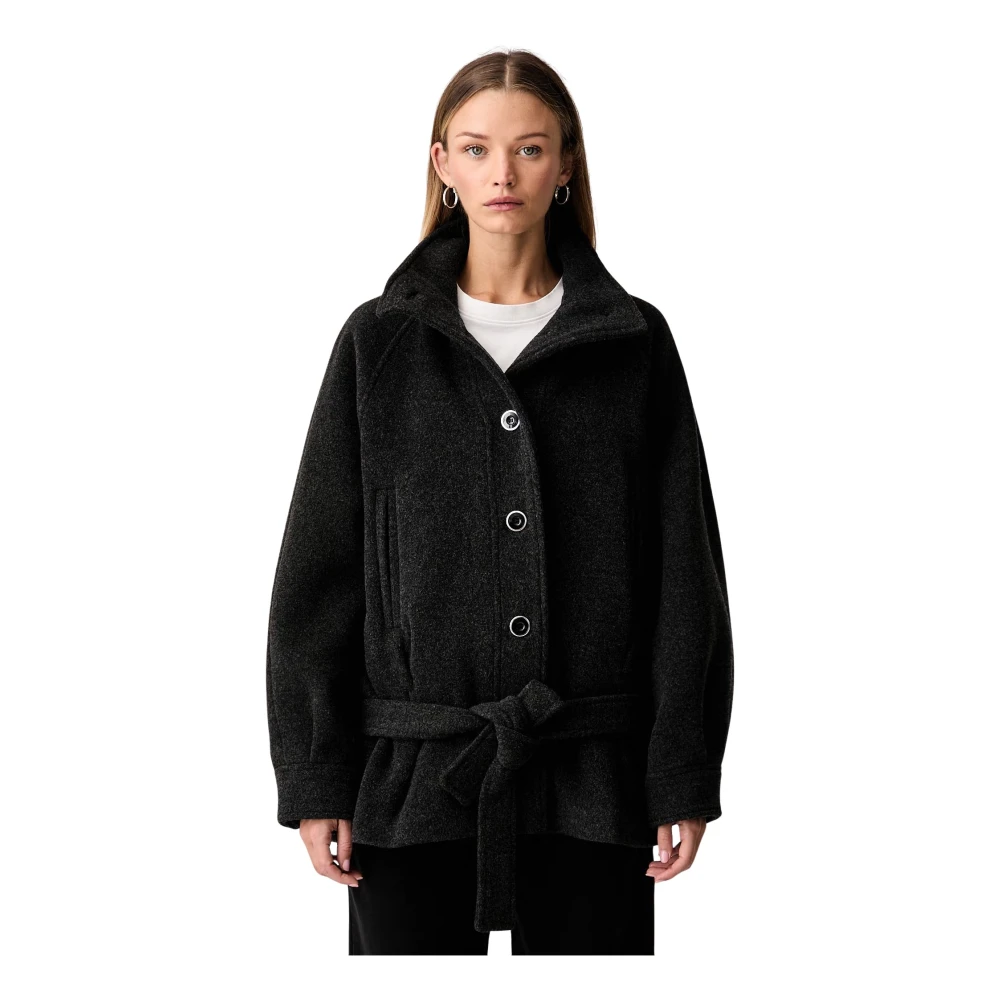 Pinko , Damen, Jacken, Grau, L