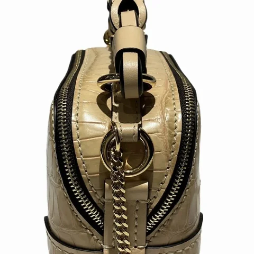 Chloé Pre-owned Leather handbags Beige Dames