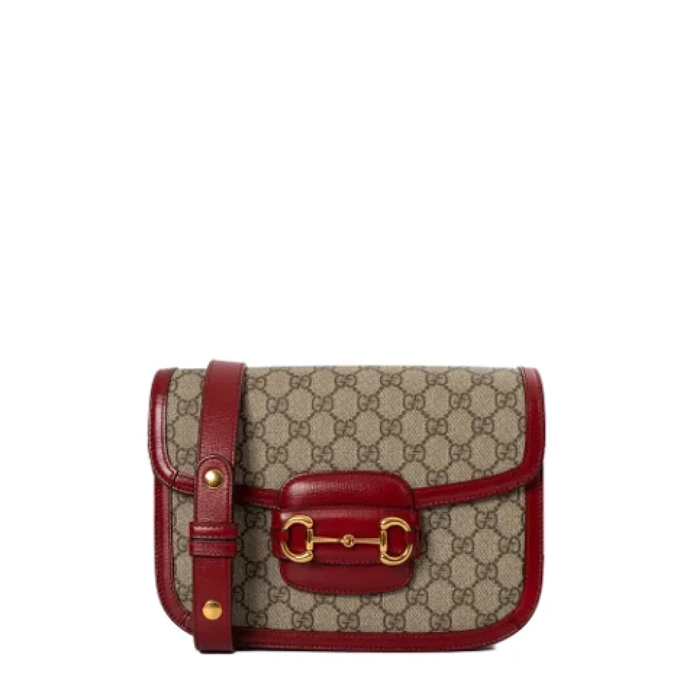 Gucci Vintage Pre-owned Canvas gucci-bags Beige Dames