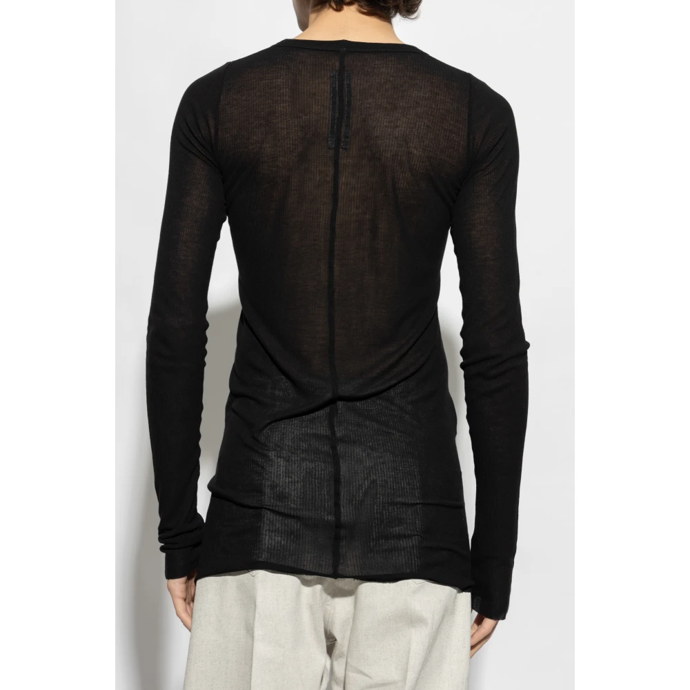 Rick Owens Level T-shirt Black Heren