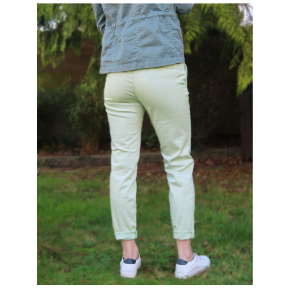 Mason's New York Micro Bedrukte Broek Green Dames