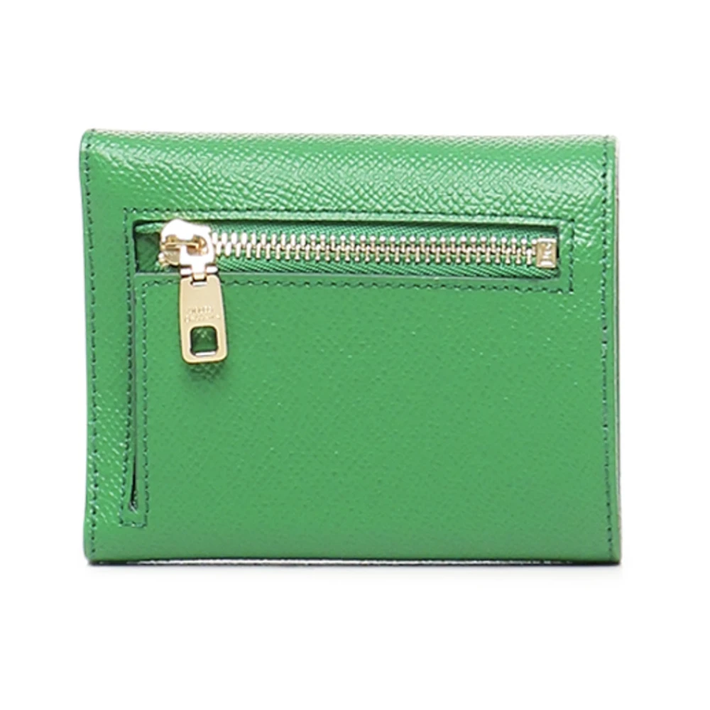 Dolce & Gabbana Groene Portemonnee met Klep Sluiting Green Dames