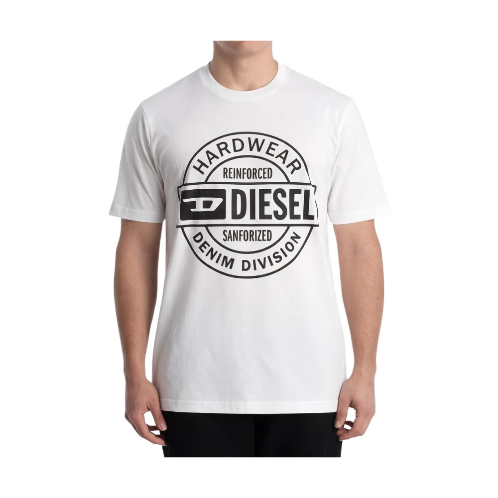 Diesel Herren Weiß Oberteile, Lgröße: