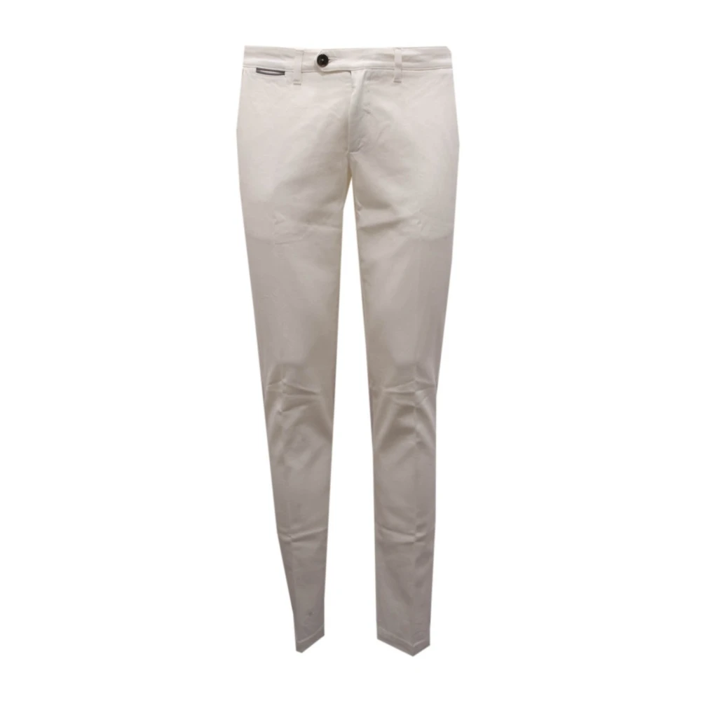 Eleventy Men's White Chinos, W30, Cotton Trouser