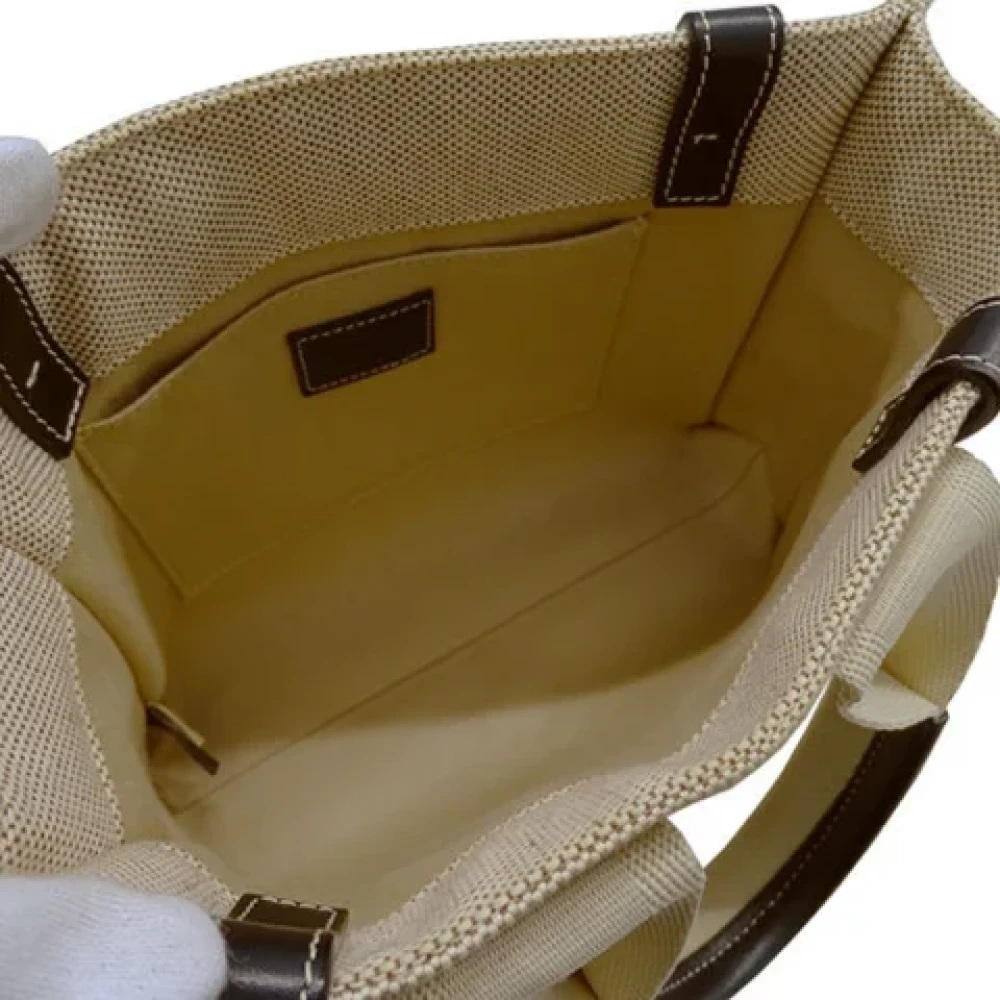 Chloé Pre-owned Canvas handbags Beige Dames