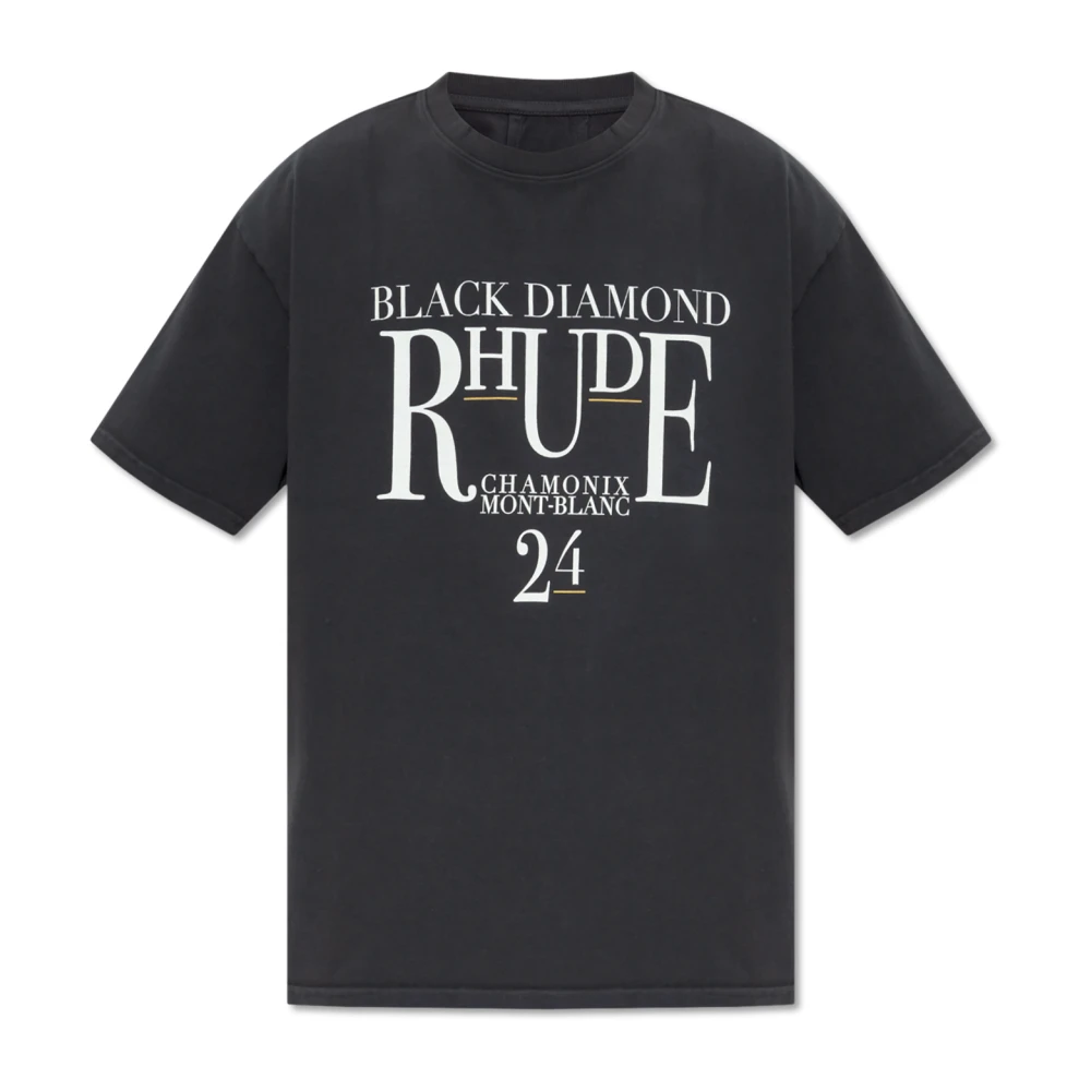 Rhude Katoenen t-shirt Black Heren