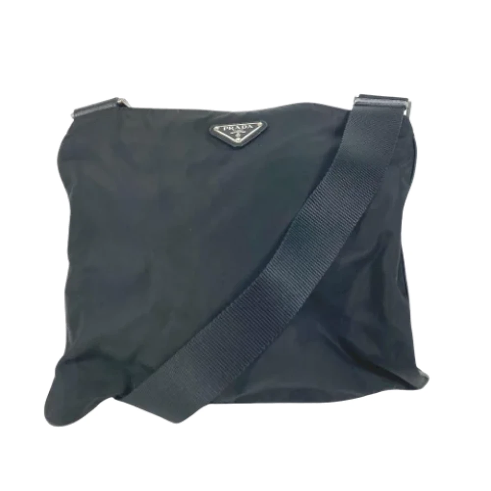 Prada Vintage Pre-owned Fabric prada-bags Black Dames