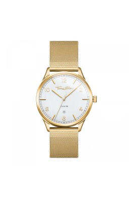 gold-white-dial-milanese-bracelet-watch