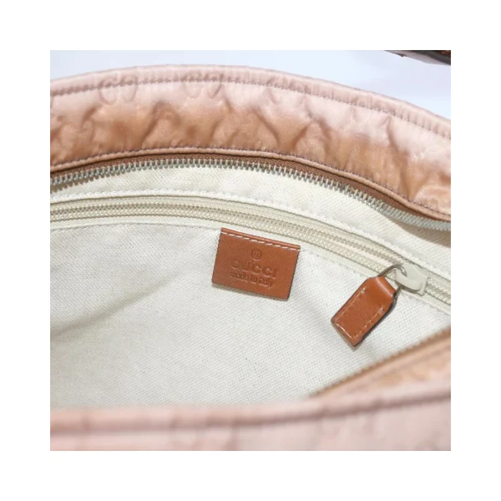 Gucci Vintage Pre-owned Canvas gucci-bags Pink Dames