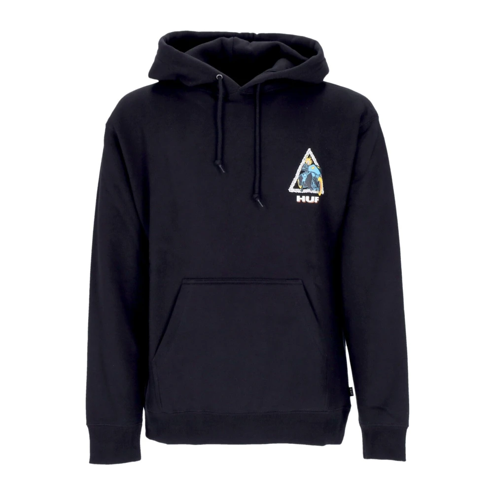 Huf Men's Black Hoodies, Xl, Marvel Ghost Rider Hoodie