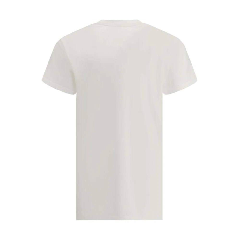 Maison Margiela T-shirt met vervaagde logoprint White Dames