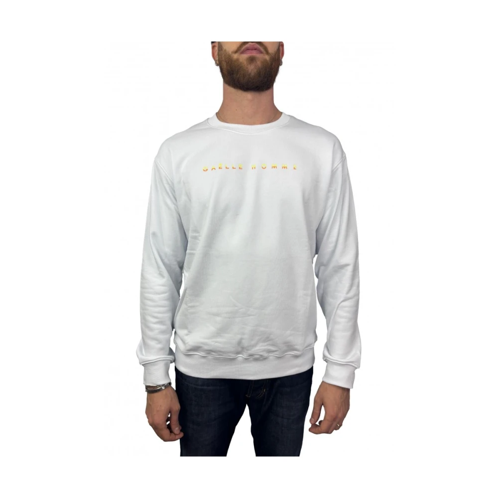 Gaëlle Paris Katoenen Sweatshirt White Heren