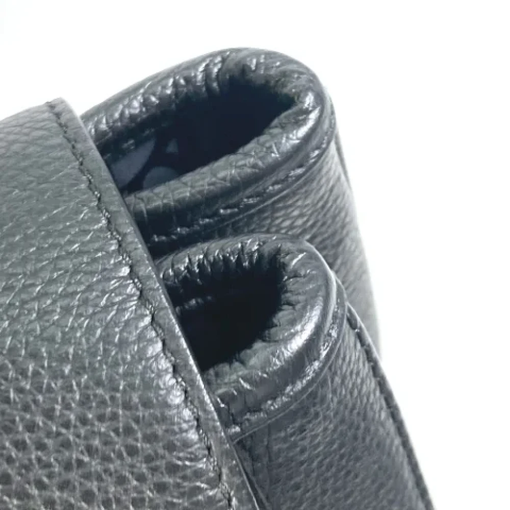 Dior Vintage Pre-owned Leather dior-bags Black Dames