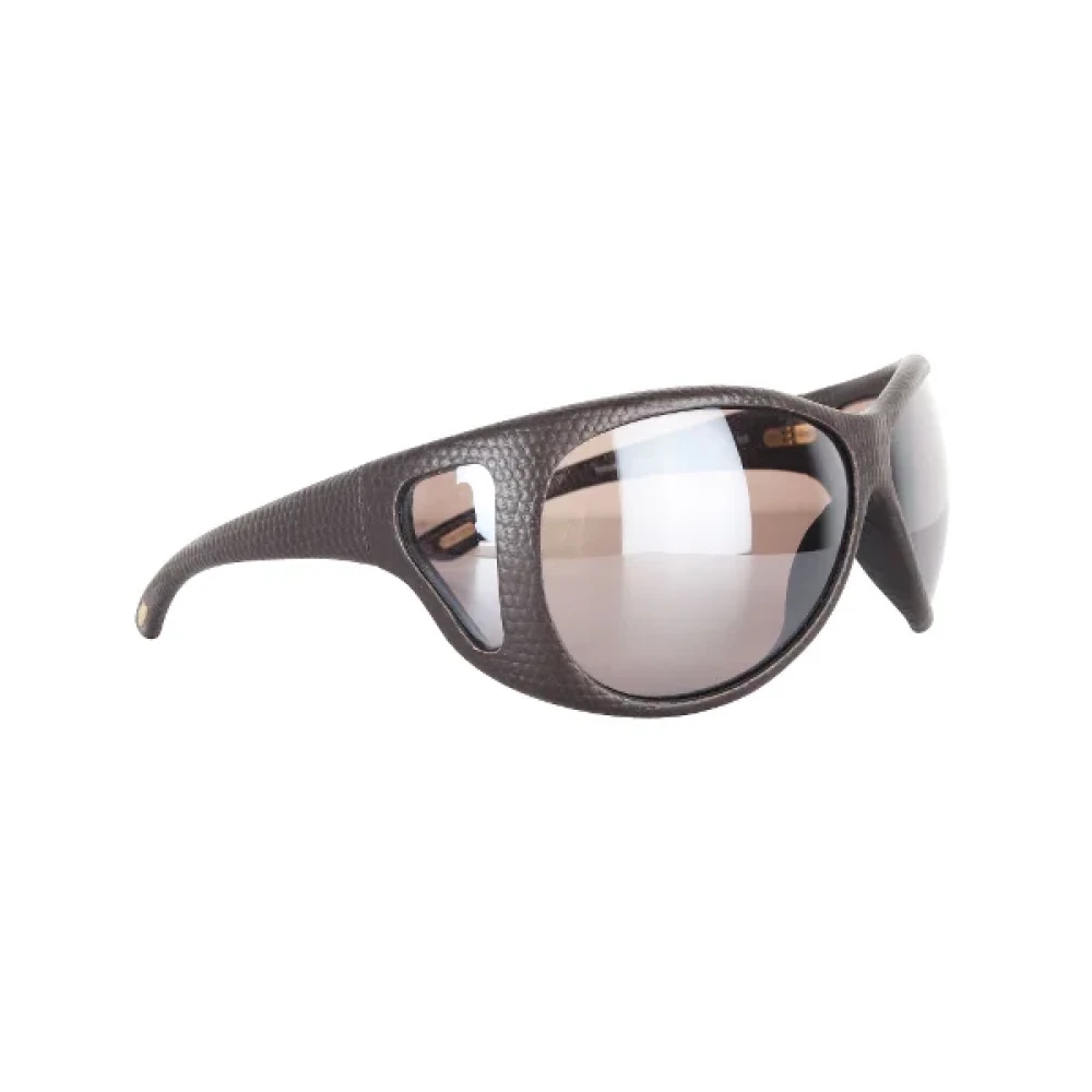 Tom Ford Pre-owned Leather sunglasses Gray Dames