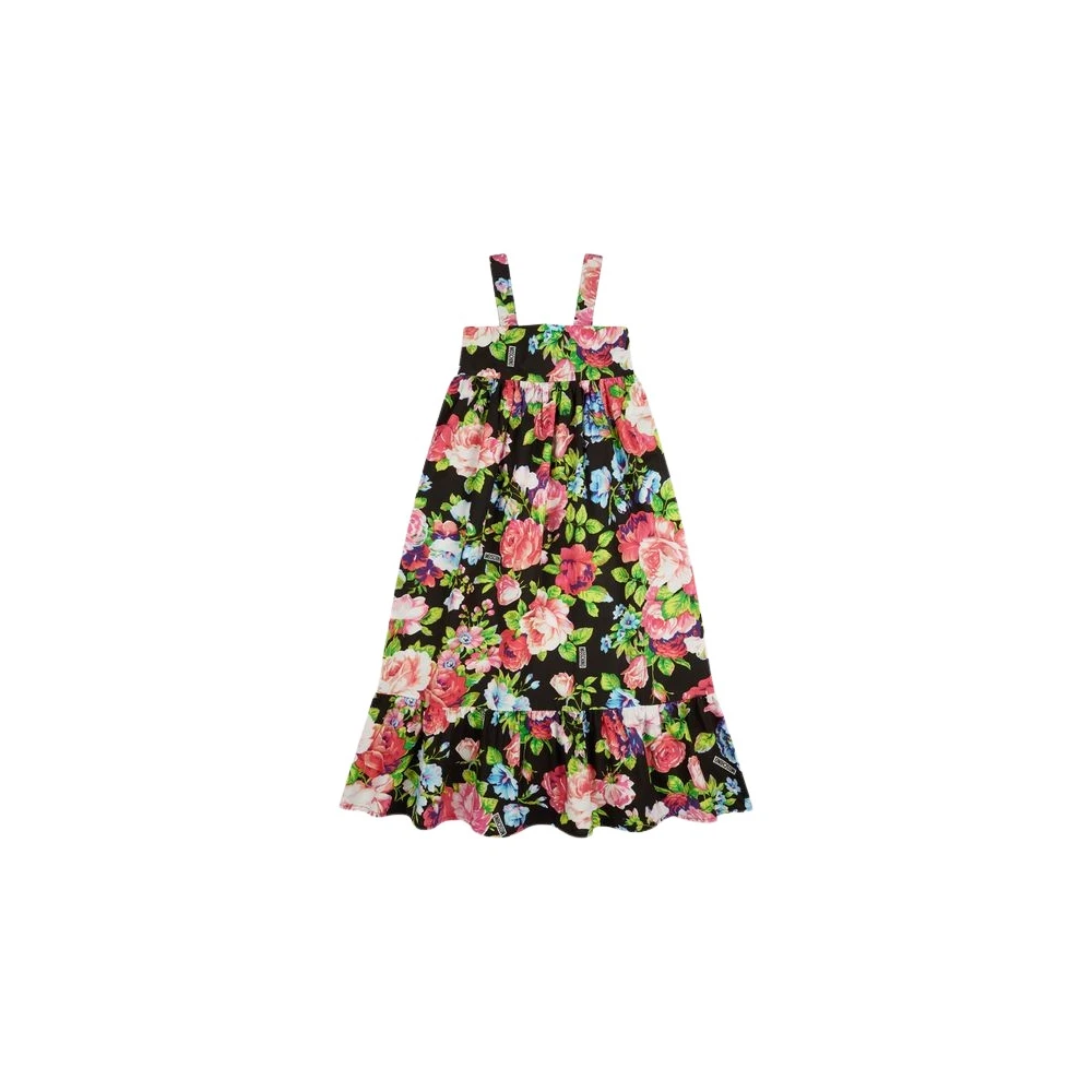 Moschino Multicolor Printed Cotton Poplin Dress - Female - Dresses - 6 Y - Kids
