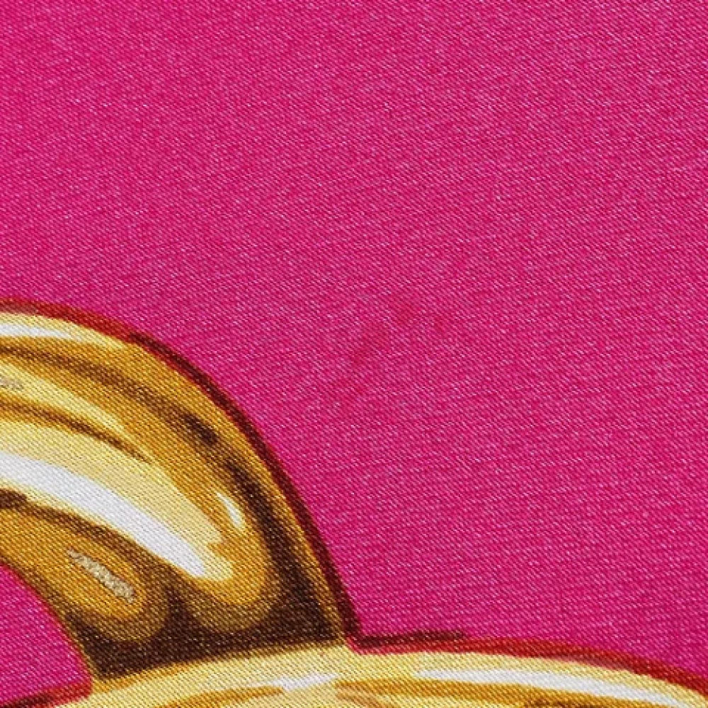 Chanel Vintage Pre-owned Silk scarves Pink Dames