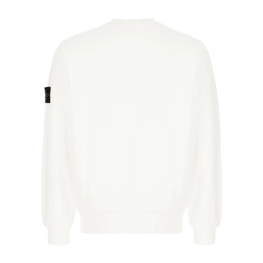 Stone Island Stijlvolle Sweatshirt voor Mannen White Heren