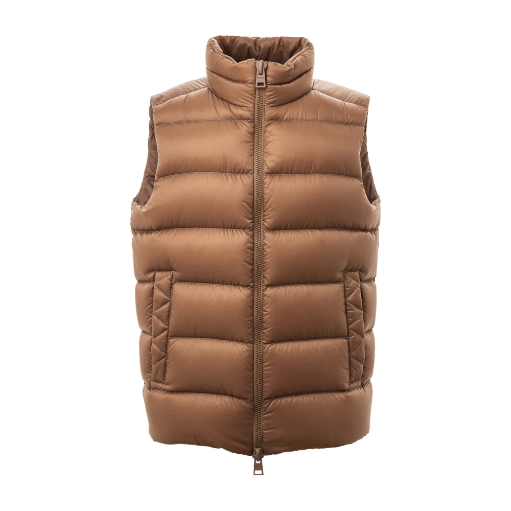 Herno Gewatteerde mouwloze bodywarmer Brown Heren