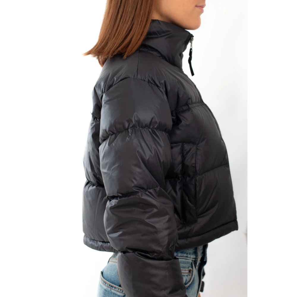 The North Face Geknipte donsjas in Kx71 Black Dames