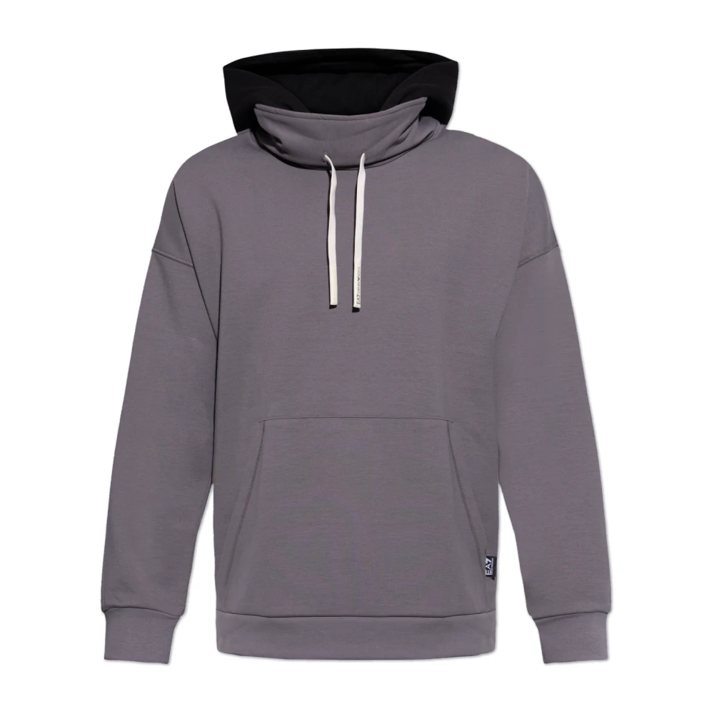 Emporio Armani EA7 Hoodie Gray Heren