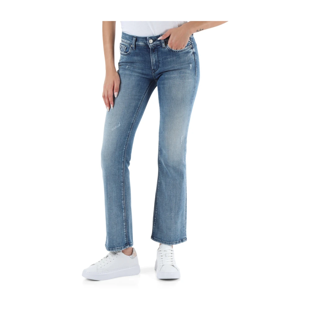 Replay Bootcut jeans met vijf zakken Blue Dames