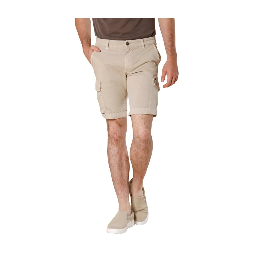 Mason's Cargo Bermuda Shorts voor Heren Beige Heren