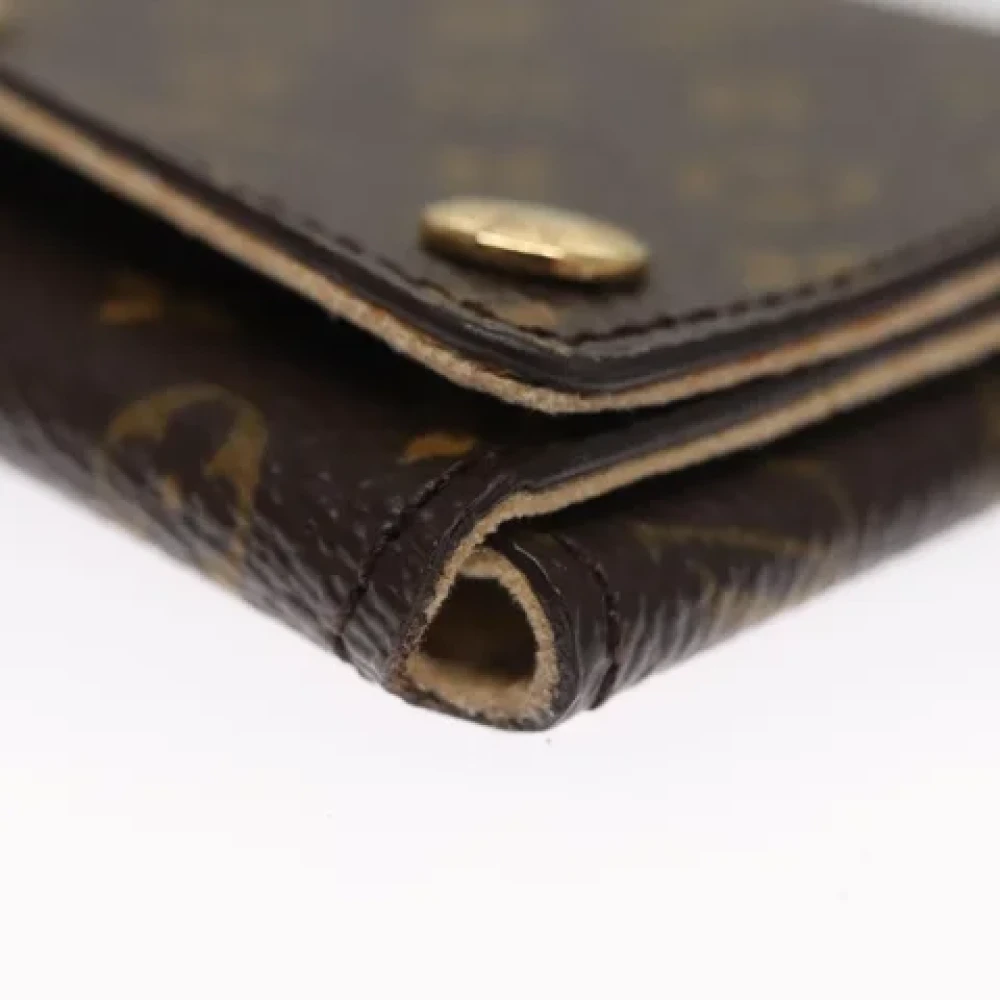 Louis Vuitton Vintage Pre-owned Canvas wallets Brown Dames