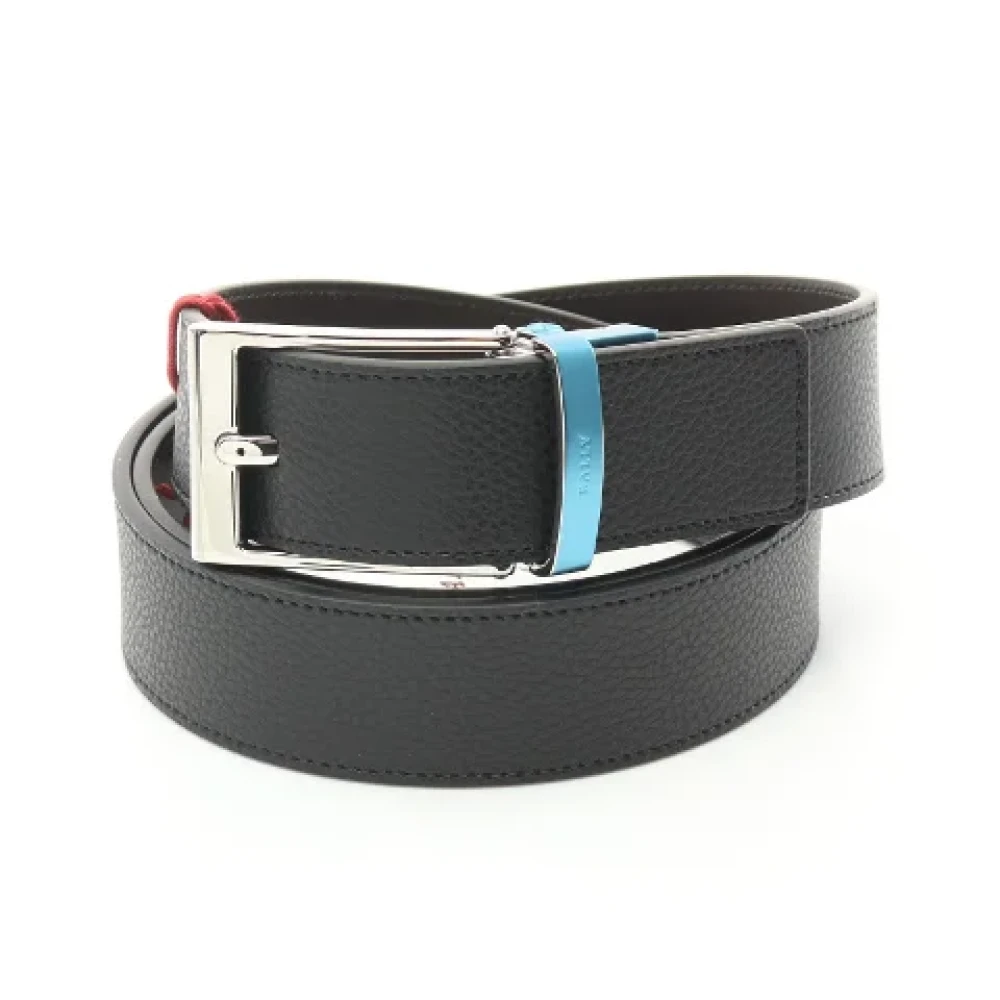 Bally Pre-owned Leather belts Black Heren